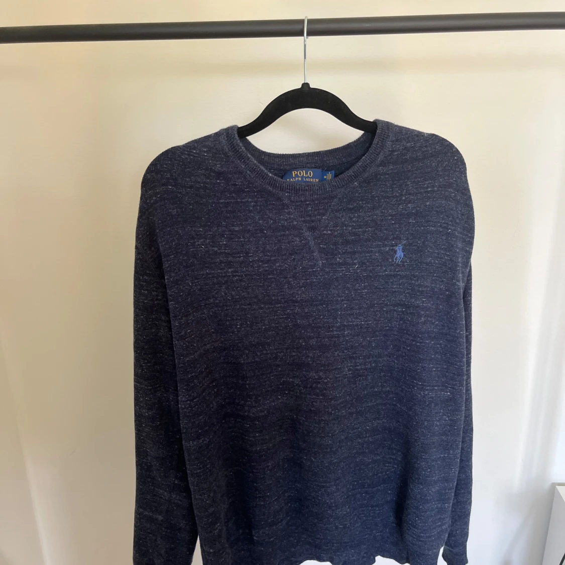 Mörkblå stickad tröja från Polo Ralph Lauren