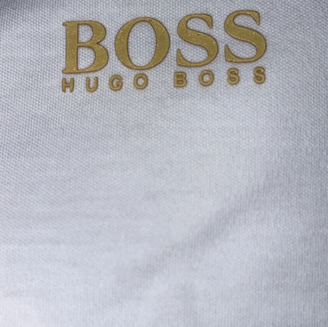 Vit piké t-shirt från Hugo Boss - 1