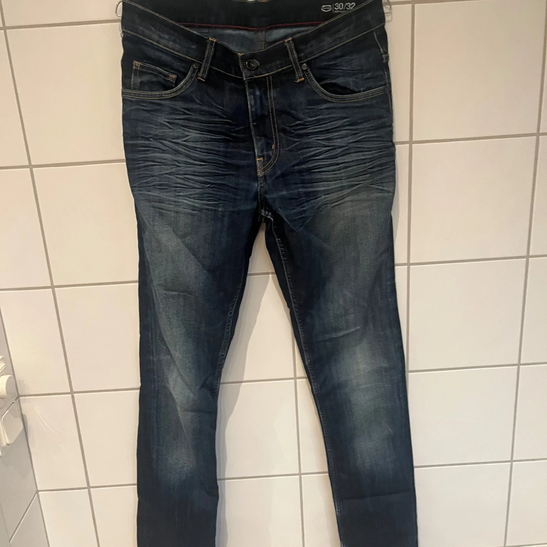 Mörkblå skinny jeans från Crocker - 2
