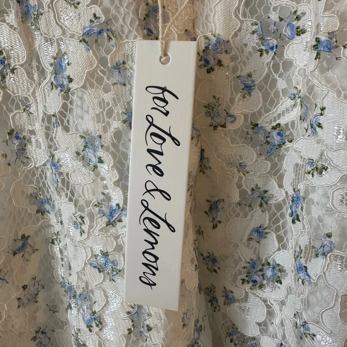 For Love & Lemons klänning 🩵 - 4