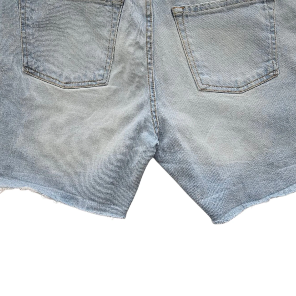 Ljusblå jeansshorts - 2