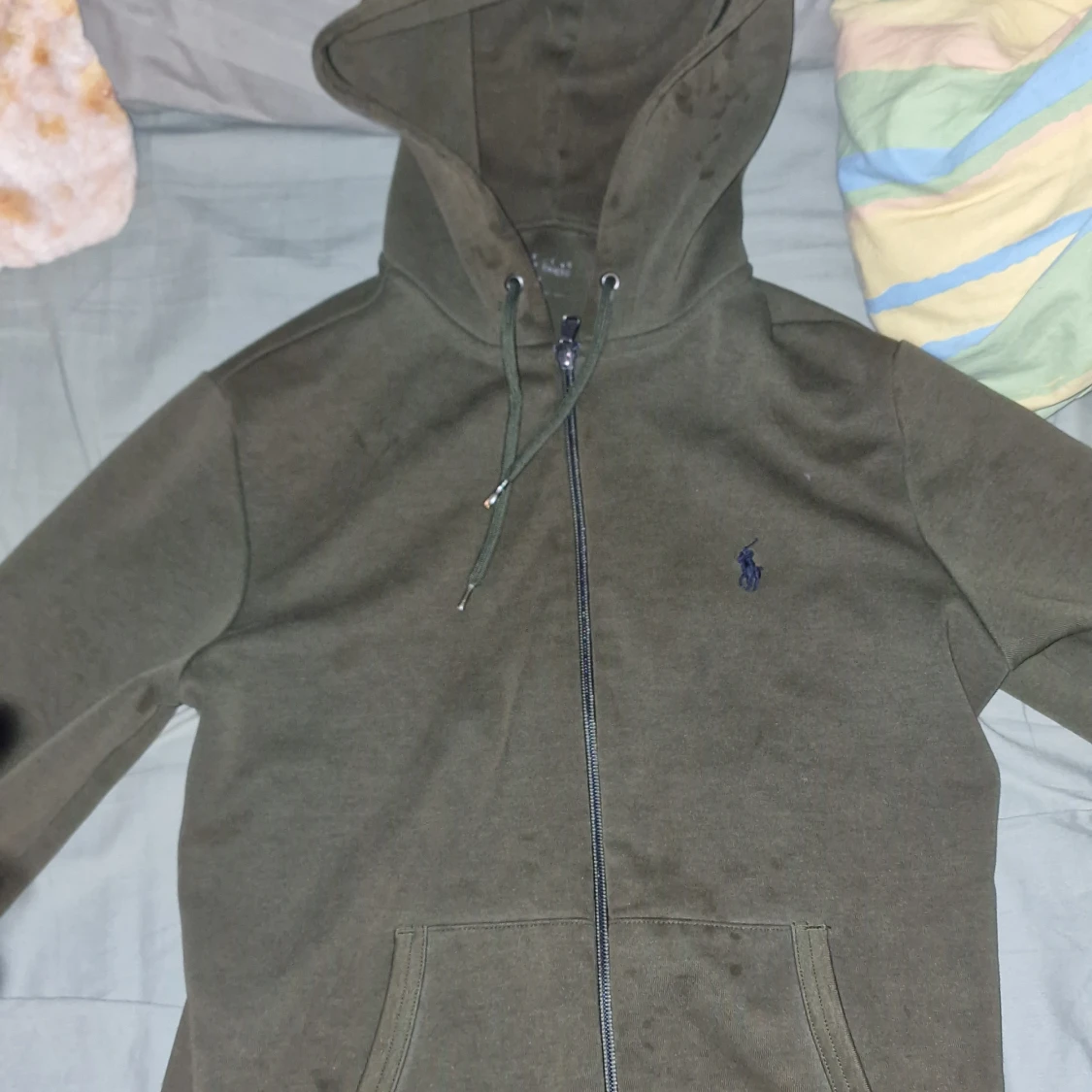 Olivgrön hoodiejacka från Polo Ralph Lauren - 1