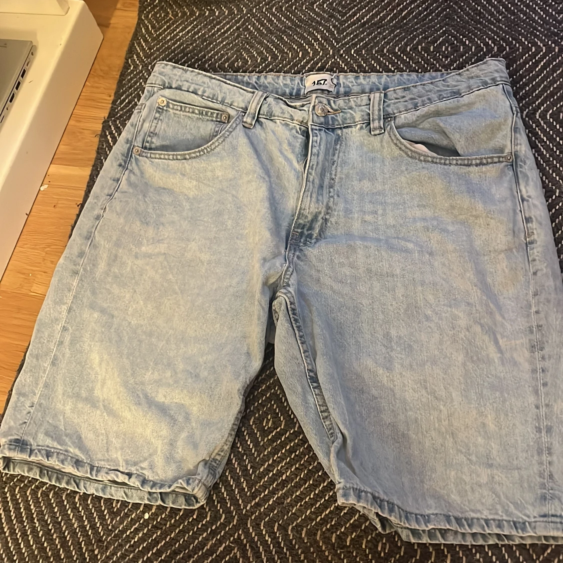 Ljusblå jeansshorts från 157 - 3