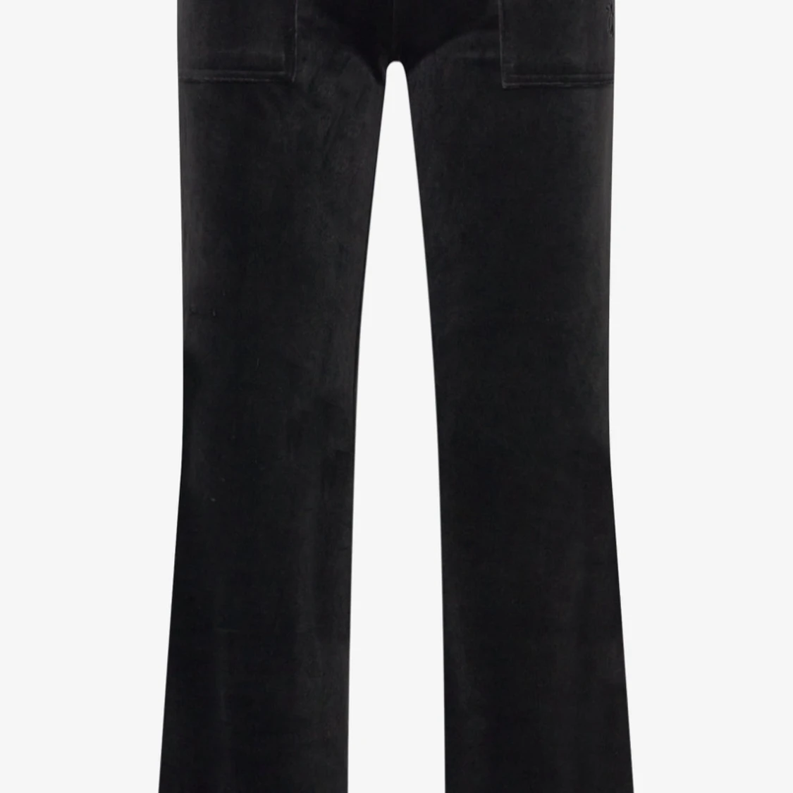 Svarta utsvängda juicy Couture byxor!!