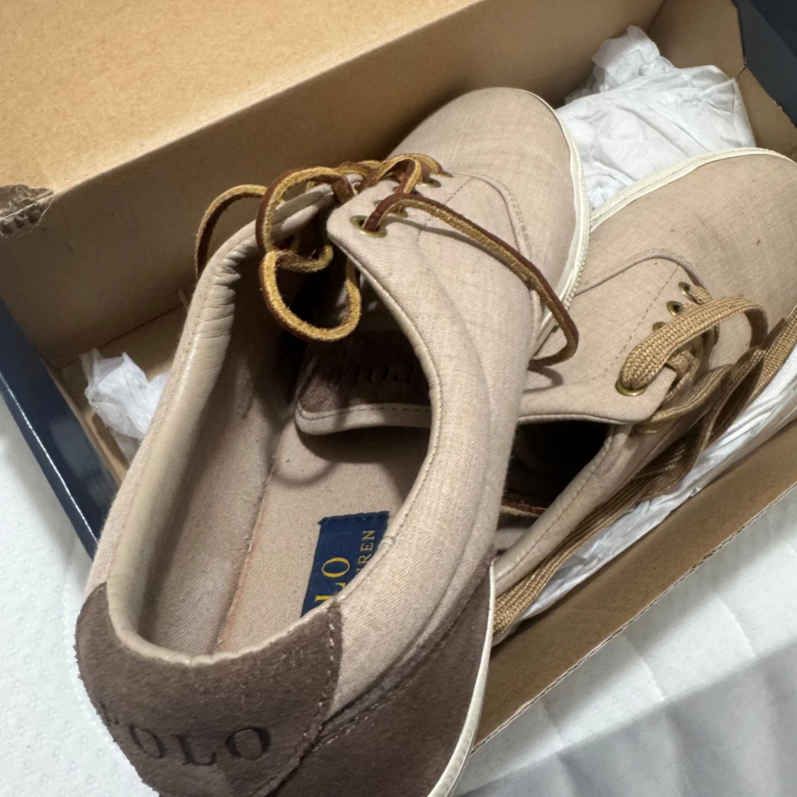 Beige sneakers från Polo Ralph Lauren - 3