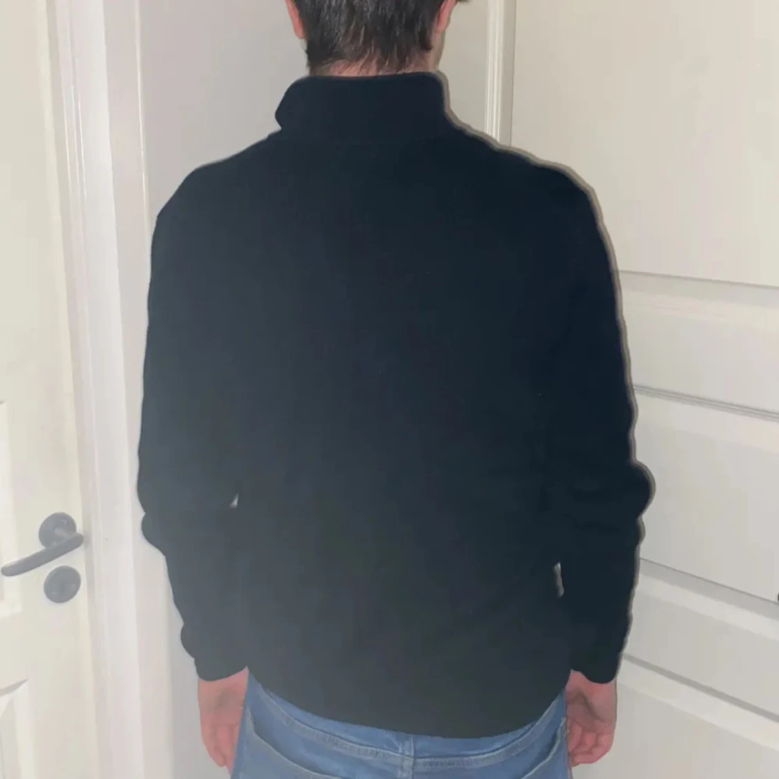 Svart tröja med halv dragkedja från Superdry - 1