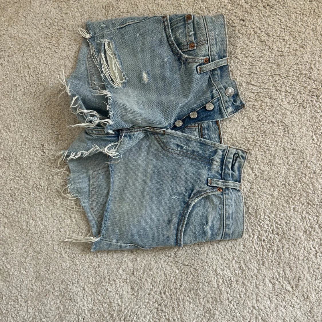 Ljusblå jeansshorts från Levi's 501 - 1
