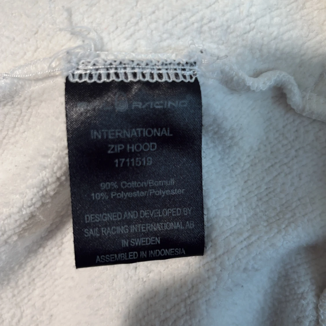 Vit hoodiejacka från Sail Racing International - 4