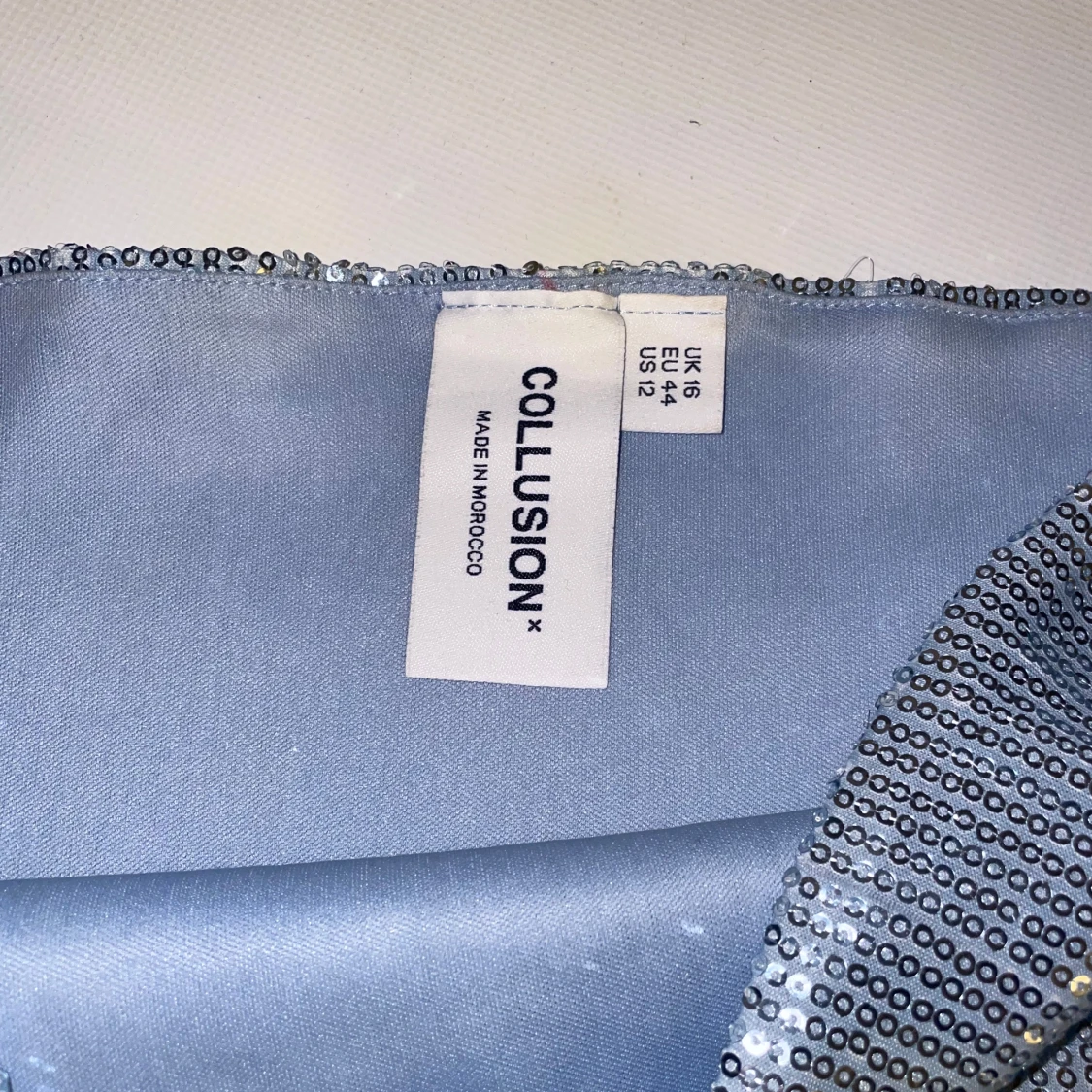 Silver paljetttopp från COLLUSION - 1