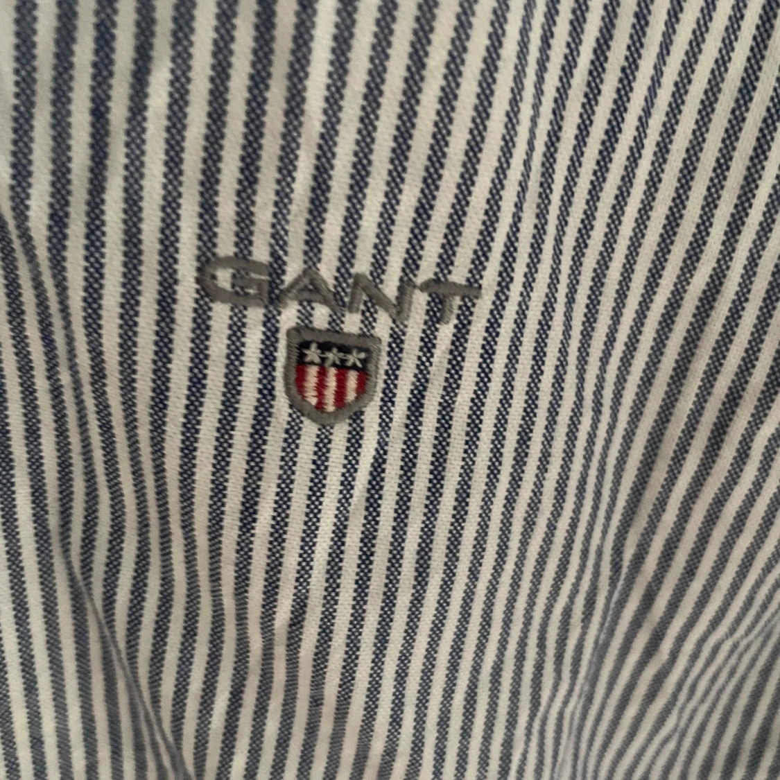 Blårandig skjorta från GANT - 1