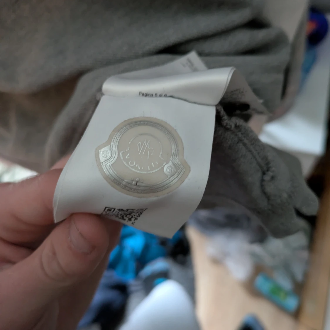 Grå piké från Moncler - 1