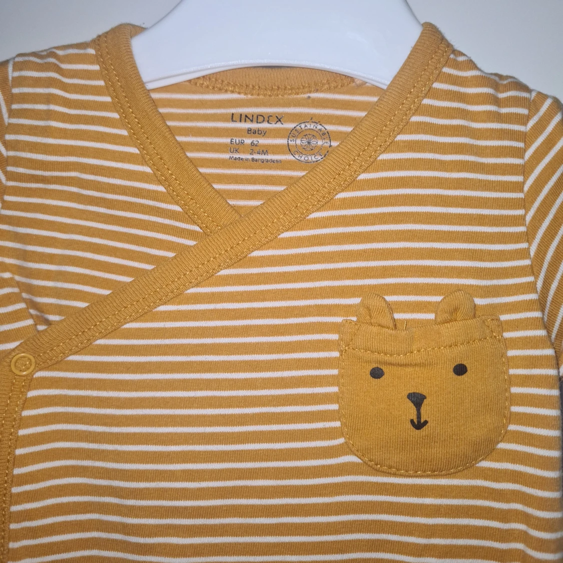 Randig omlottbody med björnficka från Lindex - 3