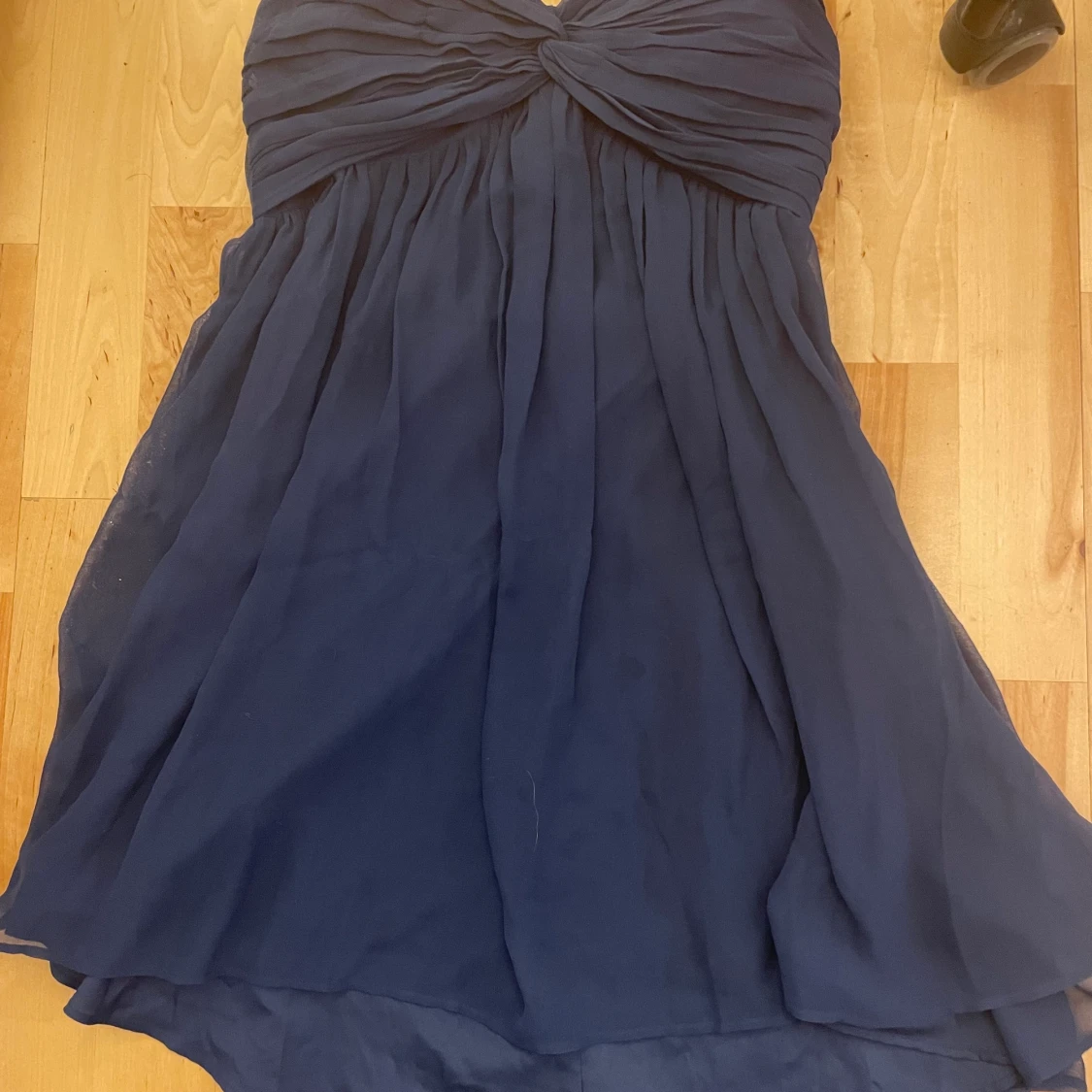 Marinblå klänning - 89