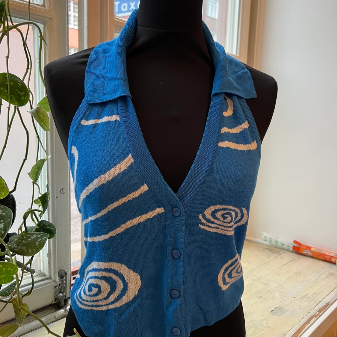 90s topp med öppen rygg  - 91