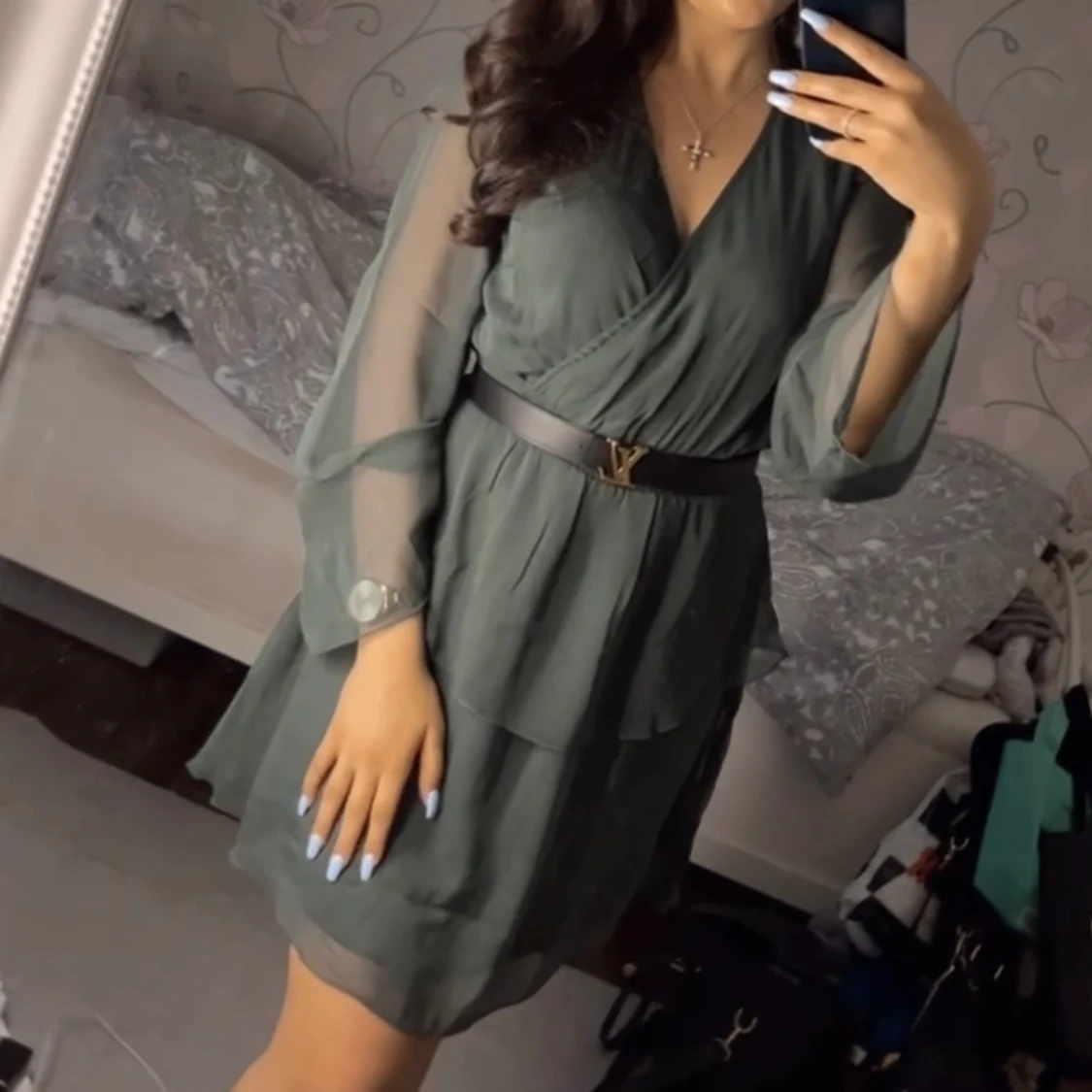 Grön klänning - 90