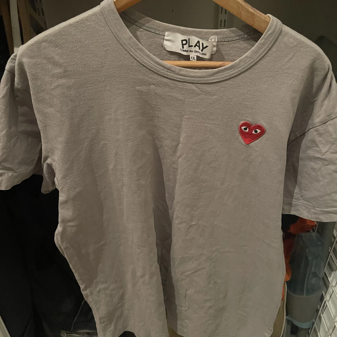 CDG T-shirt grå, storlek XXL