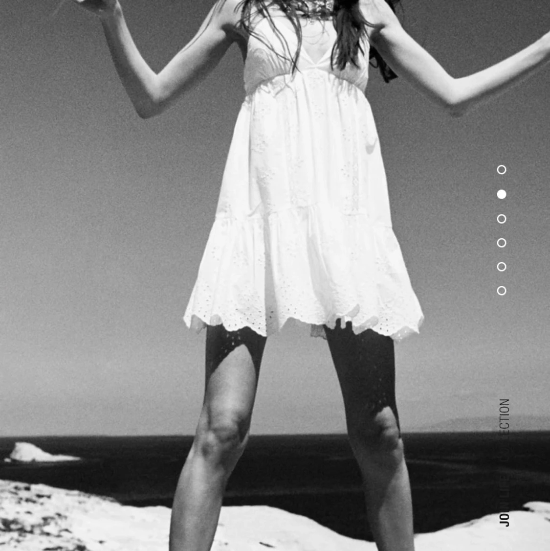 Vit klänning zara - 90