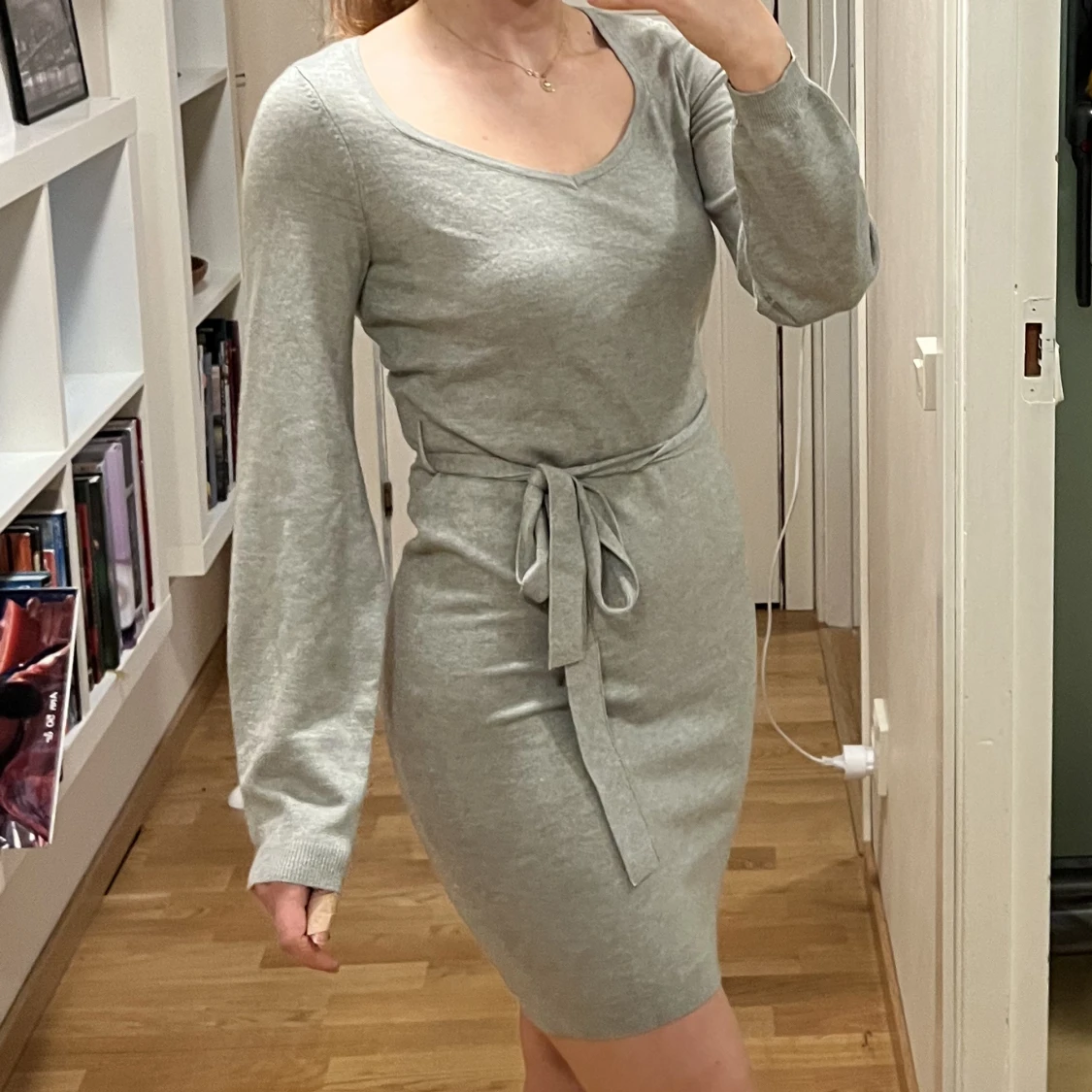 Stickad klänning  - 91