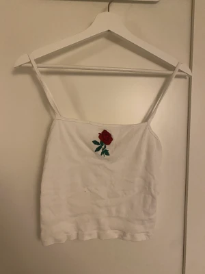 Vit Brandy Melville topp - Vit topp från brandy melville. Knappt använd💗typ en small/medium