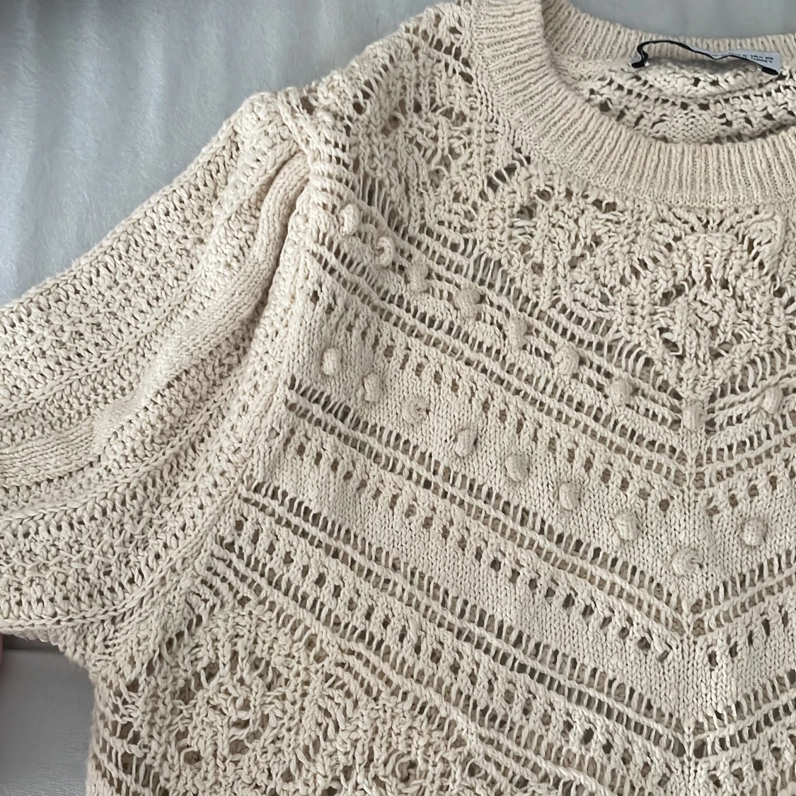 Stickad topp - 91