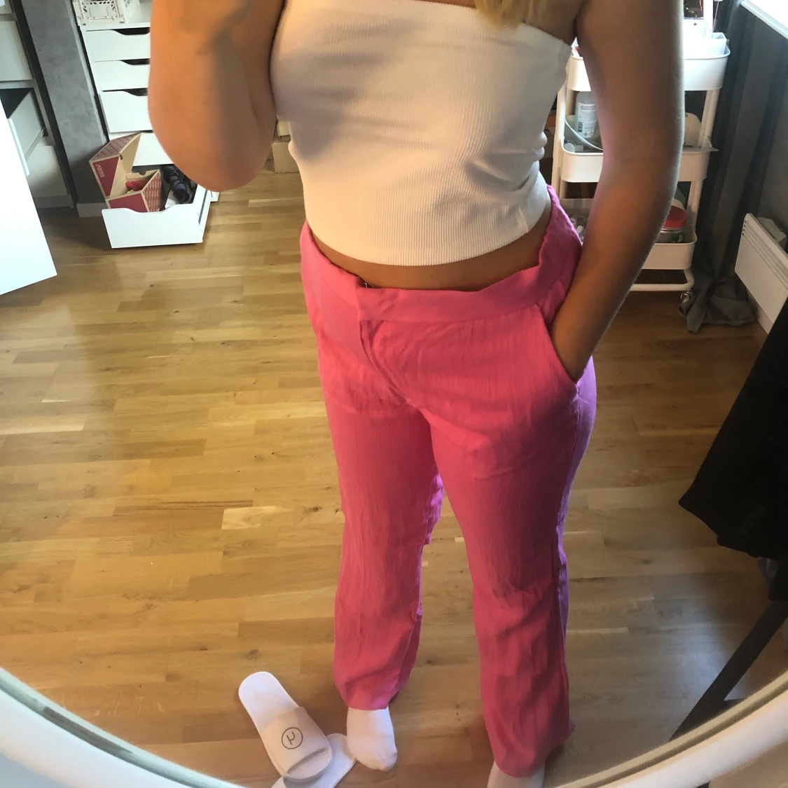 Rosa kostymbyxor - 91