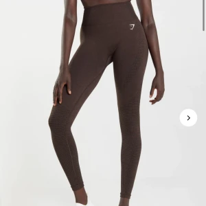 Gymshark vital seamless 2.0 - Tights i färgen Cherry Brown Marl. Toppskick. Köpare står för fraktkostnad
