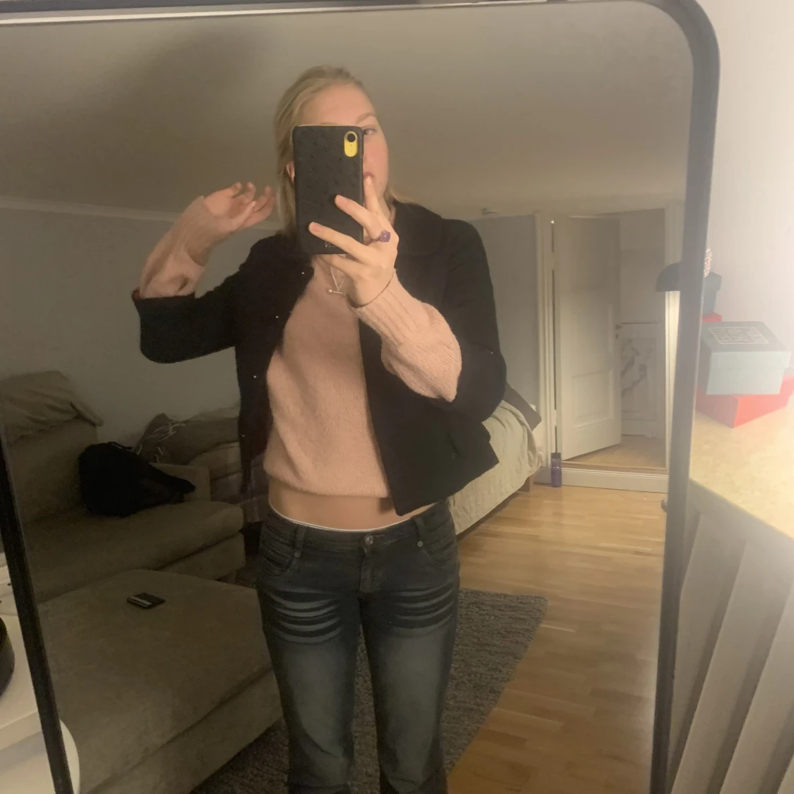 Trekvartsärmad jacka - 90