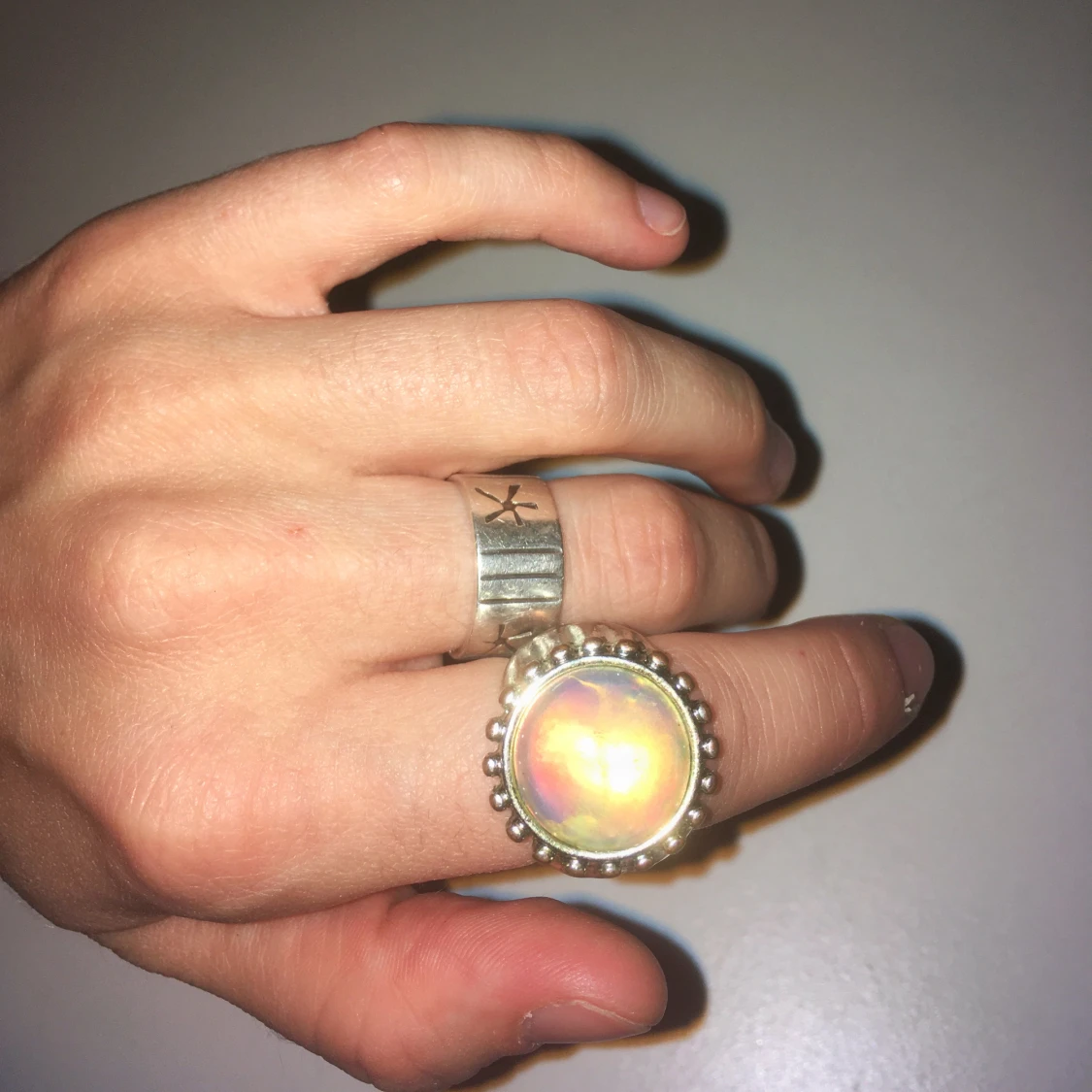 Moodring Känsloring Ändrar färg - 90