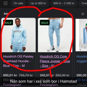 Söker Hoodrich blå xxs - Du måste typ bo i Halmstad 