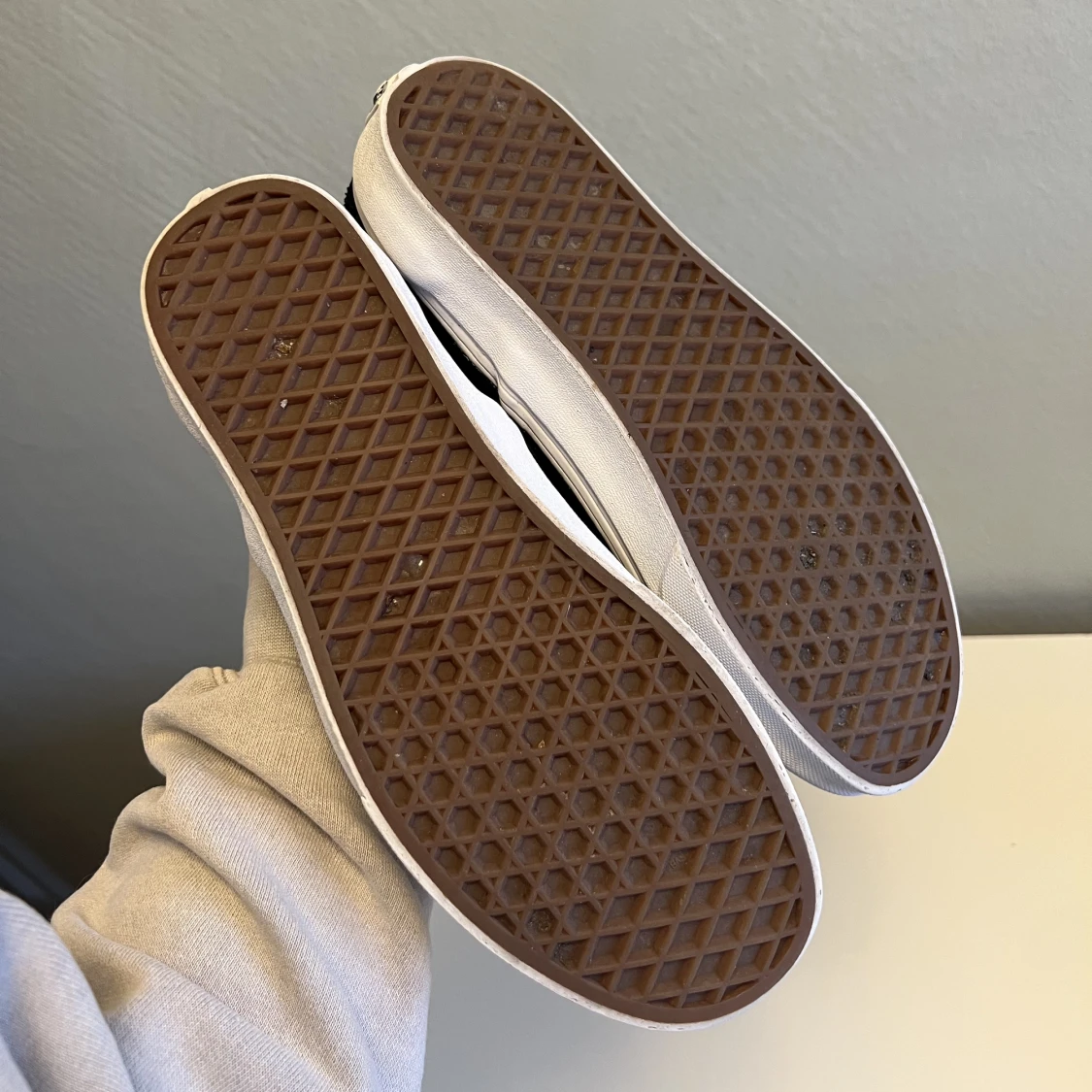 Svart glittriga slip on vans  - 91