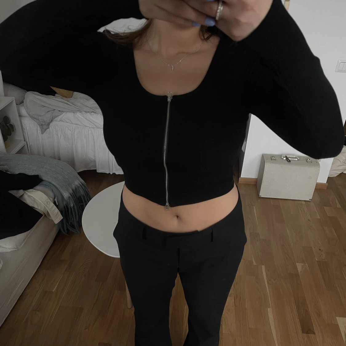 Topp med hel zip - 90