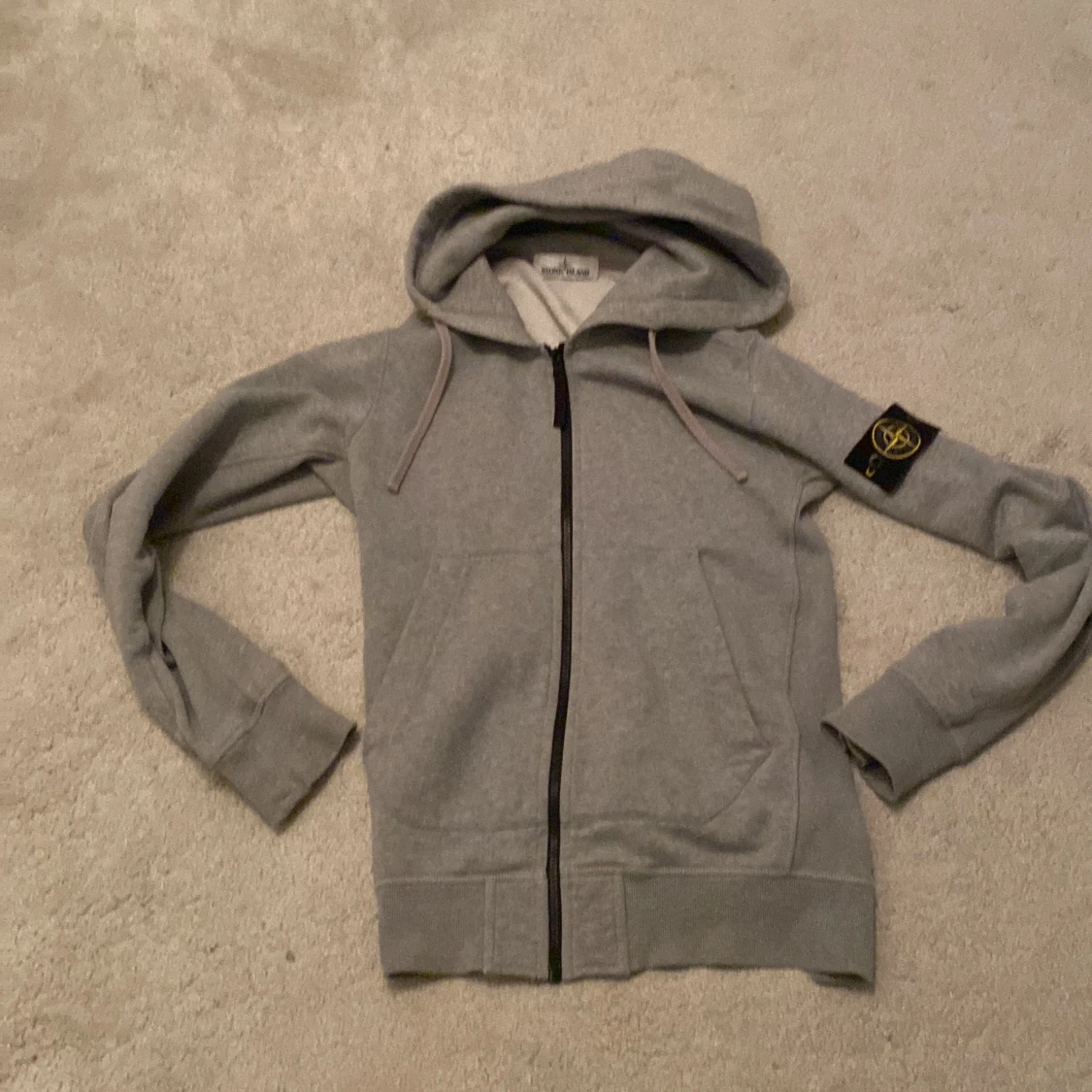 Stone island zip hoodie