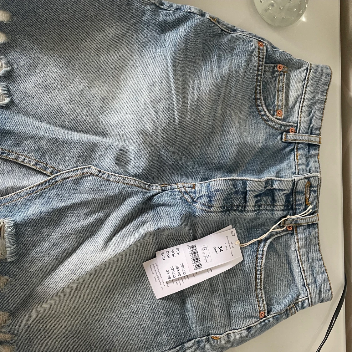 Helt ny jeanskjol str 34