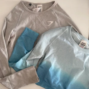 Gymshark träningströjor - Säljer två träningströjor i storlek s, köp båda för 250 eller 150 Kr styck🌸💖 Köparen står för frakt!