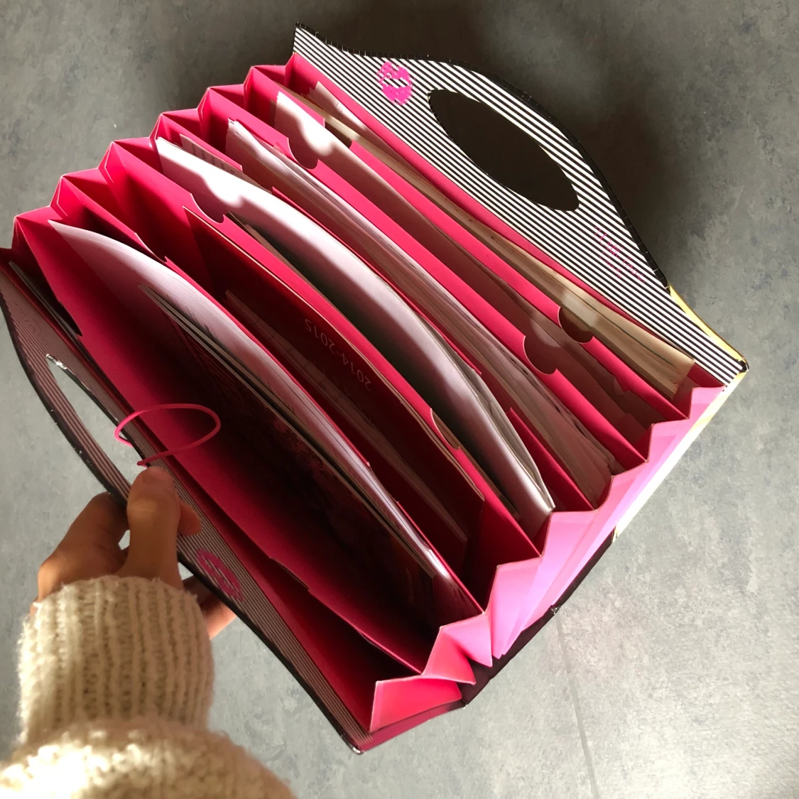 Top Model mapp med handtag  - 91