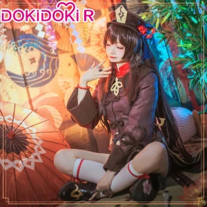 Hu Tao cosplay! (No wig) - Säljer Hu Tao cosplay i storlek M från doki doki cosplay. Använd ungefär fem gånger. Mycket bra skick men hål i en av strumporna så de ingår ej om man inte vill ha. Peruk ingår ej. Köpte för 1800 kr.  Köparen står för frakt! Meddela för mer information :)