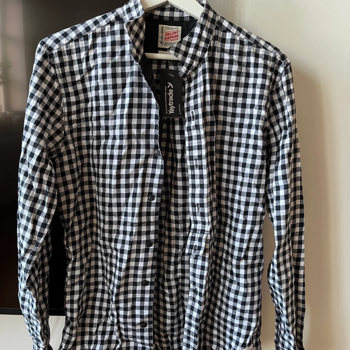 Vailent Rutig Skjorta Strl M