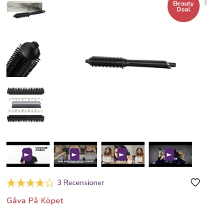 Ghd hot Rise borste - Köpte för någon månad sedan och är SÅÅÅ bra men använder inte då jag inte använder värme på mitt hår längre❤️köptes för 2000kr har även med en värmeväska för den ❤️