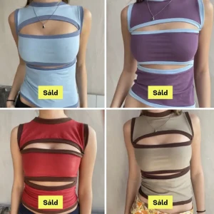 Egensydd toppar - INTRESSEKOLL! Jag vill veta om det är många som tycker att jag  borde börja sy dessa tröjor igen? Och isåfall vilka färger jag borde sy? 💕  De kommer kosta ca 200-300 kr💕 KÖP INTE DENNA ANNONS!!!