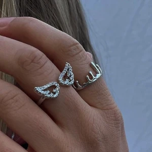 Ring - Silvrig vingring från ALVAZ✨ Säljer för 79kr🤍