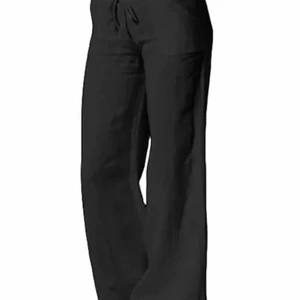 Svarta linnebyxor - Jättefina liknande linnebyxor. Säljer pga för korta för mig som är 176. Oanvända 