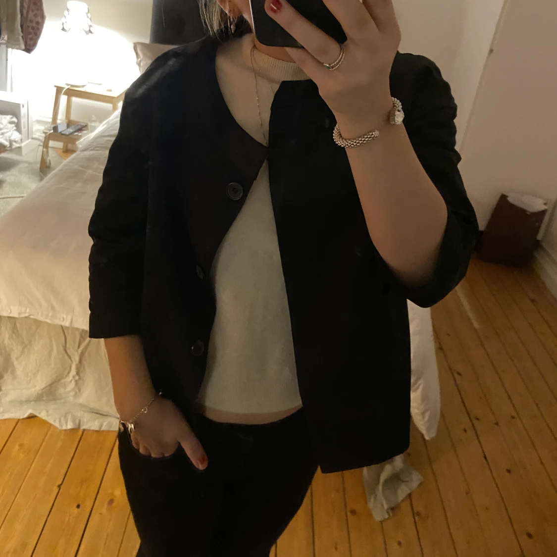 Trekvartsärmad jacka