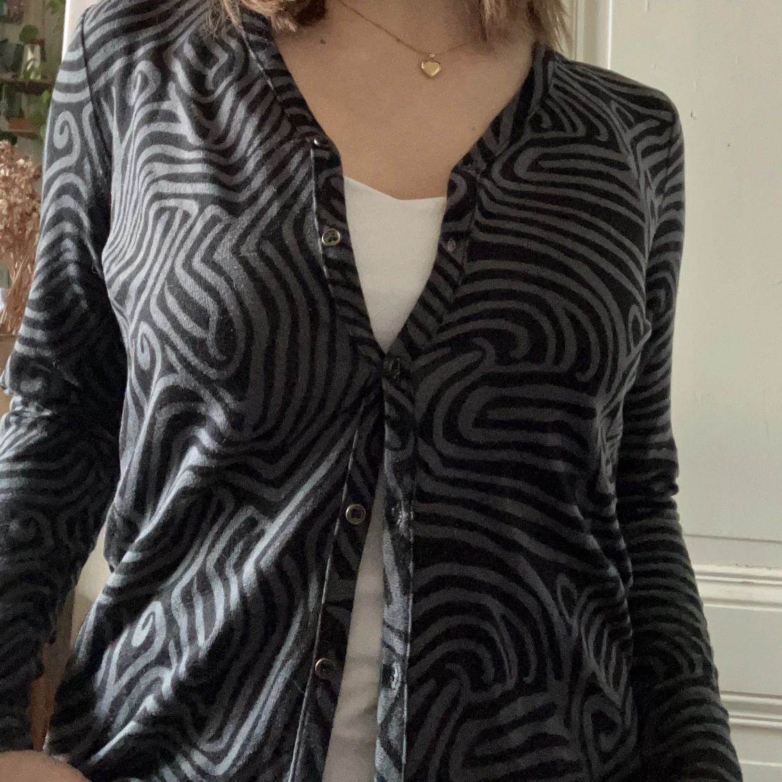 Kofta med mönster  - 90