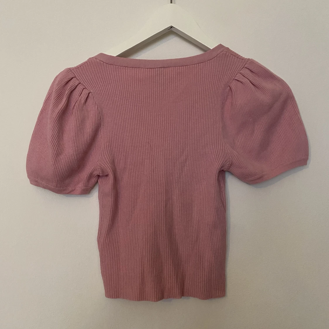 H&M rosa stickad top  - 90