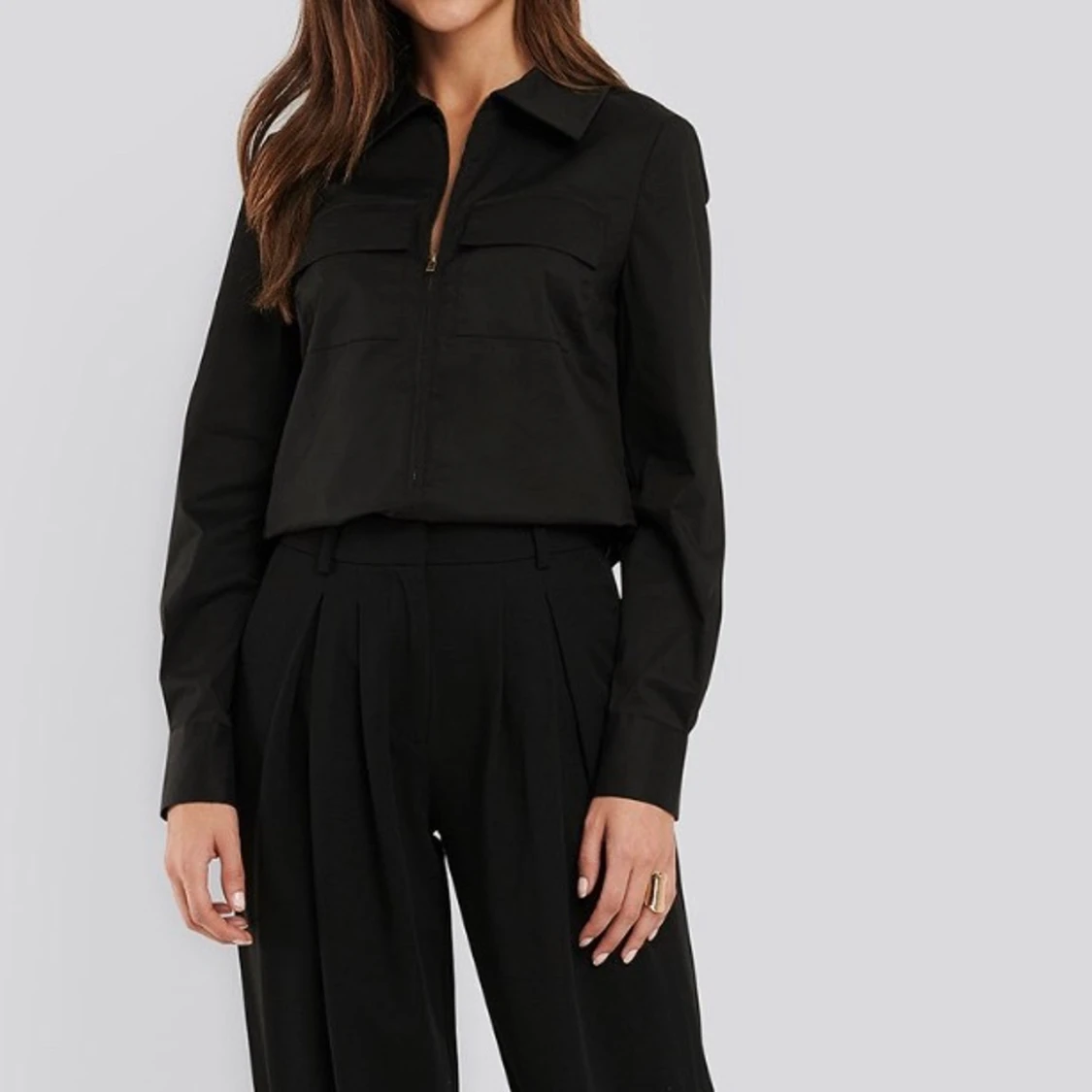 Zip pocket skjorta / overshirt - 90