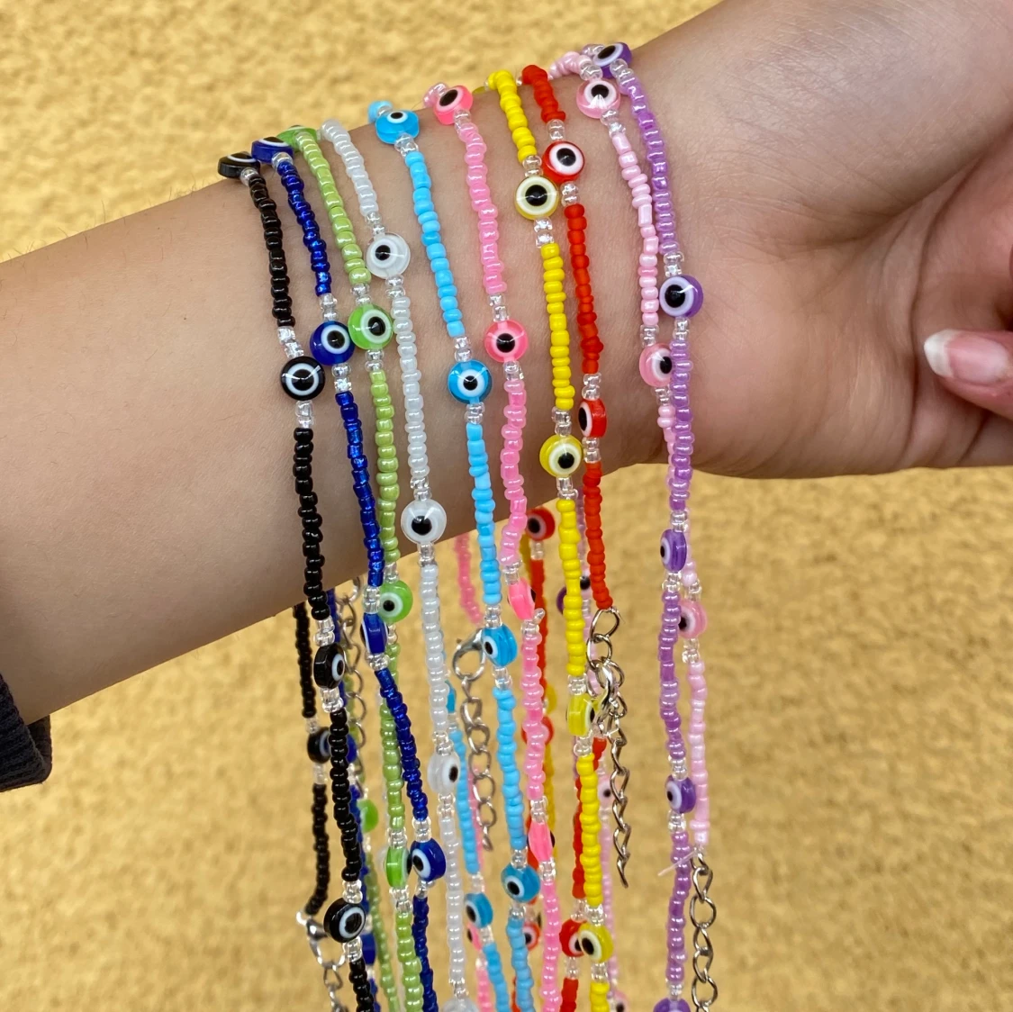 Rött Evil eye halsband ❣️ - 90