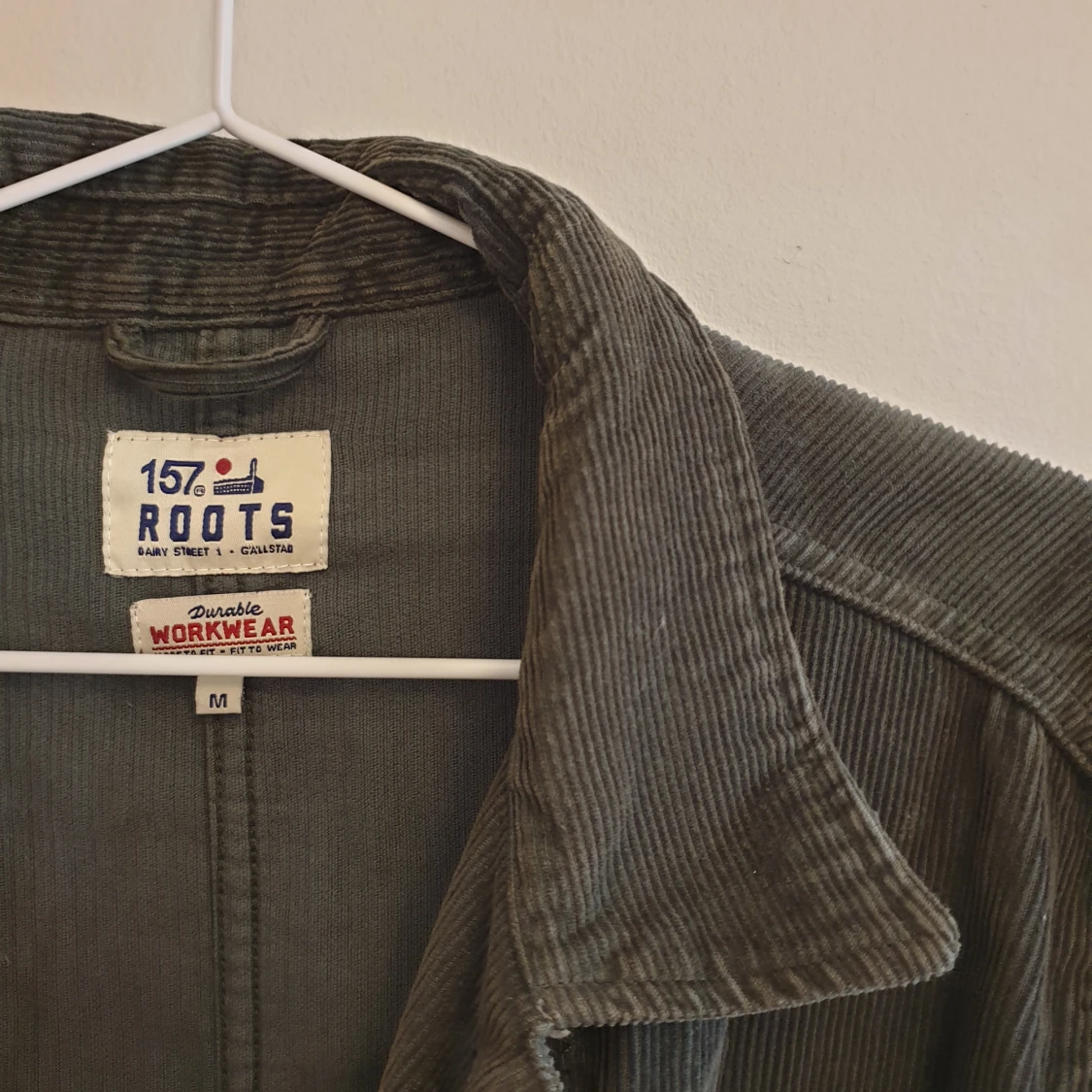 Mossgrön Manchesterjacka - 90