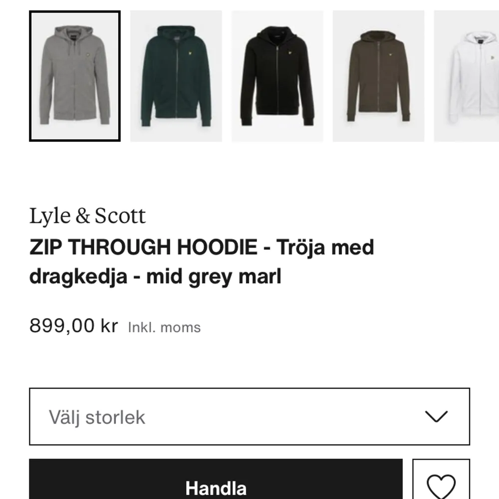 Säljer min Lyle Scott zip hoodie då den knappt kommer till användning längre. Nypris 900kr. Skick 9/10, väldigt sparsamt använd.. Hoodies.