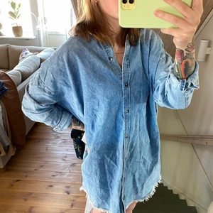 jeansskjorta topshop - knappt använd!