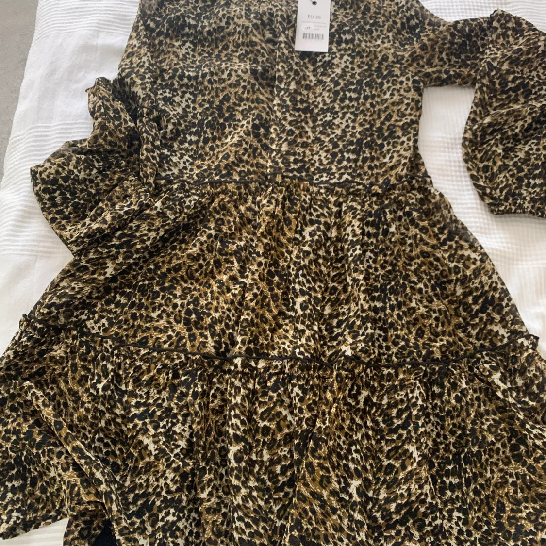 Ruffle chiffon dress